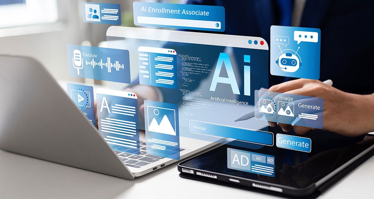 ReadyRecruit AI Dashboard Mockup showing analytics and communication logs